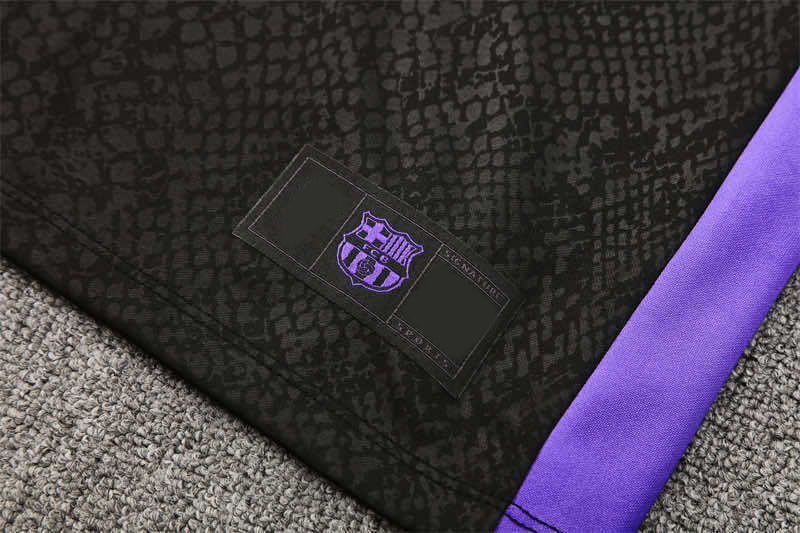 2526 season FC Barcelona / Barça Half zip training suit set