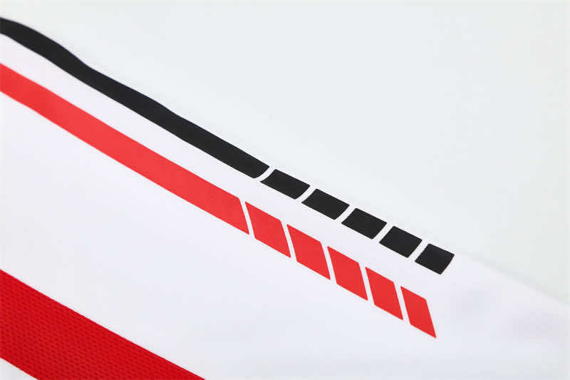 0506 season A.C. Milan white Half pull training suit