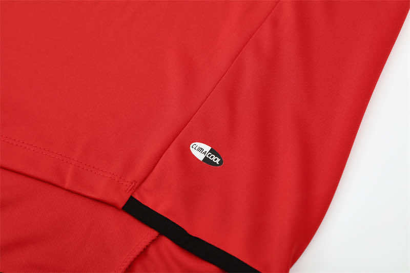 0506 season A.C. Milan red Half pull training suit