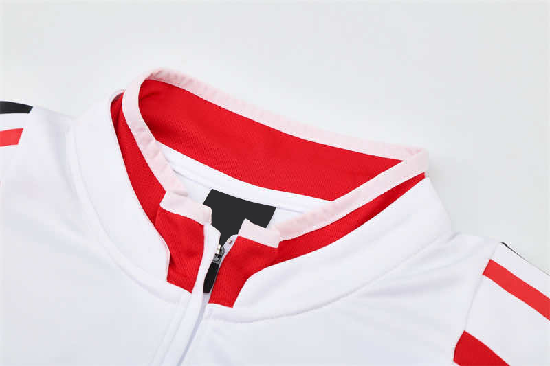 0405 season A.C. Milan white Half pull training suit