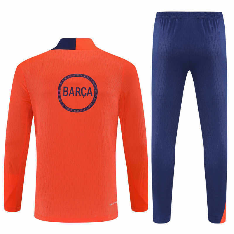 2526 season FC Barcelona / Barça Half zip training suit set