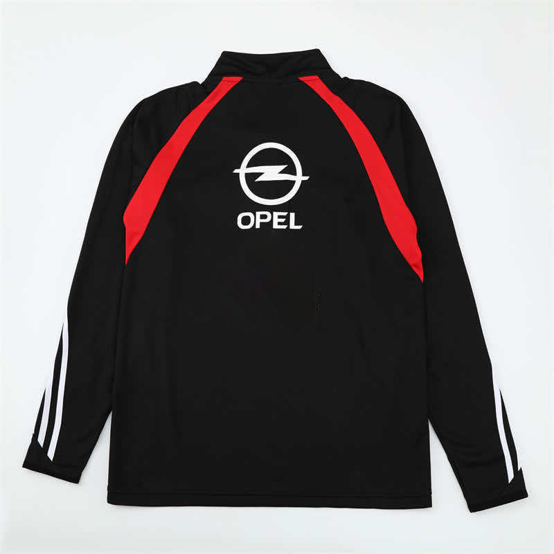 0304 season A.C. Milan black Half pull training suit