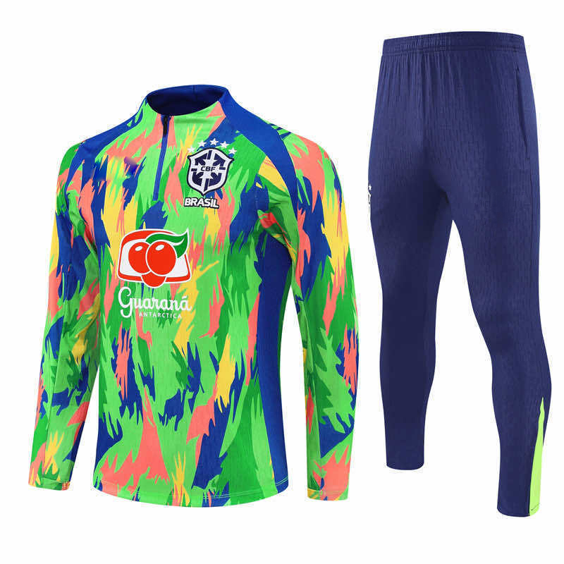 2526 season Brazil Half zip training suit set