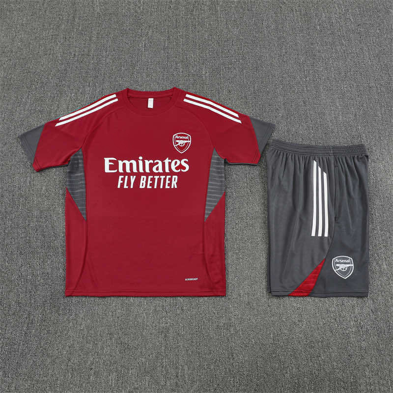 2526 season Arsenal F.C. Training clothes suit Short sleeve Fan version