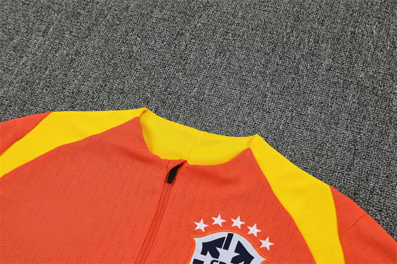 2526 season Brazil Half zip training suit set
