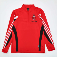 0304 season A.C. Milan red Half pull training suit