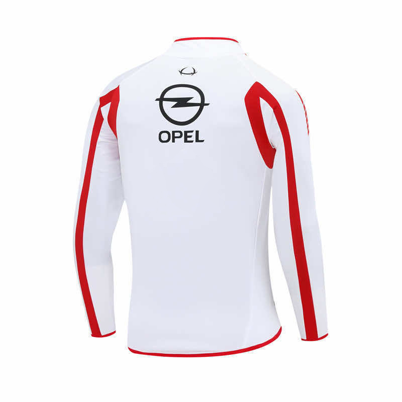0506 season A.C. Milan white Half pull training suit