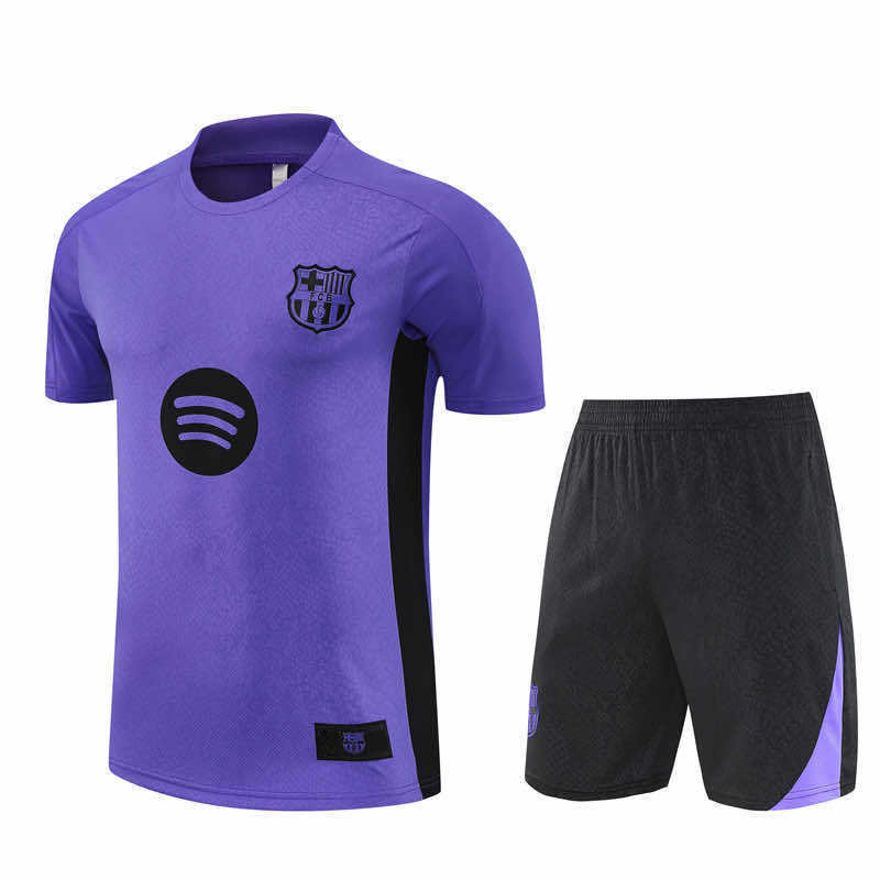 2526 season FC Barcelona / Barça Training clothes suit Short sleeve Fan version