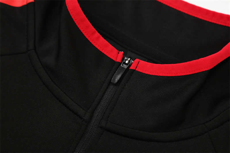 0506 season A.C. Milan black Half pull training suit