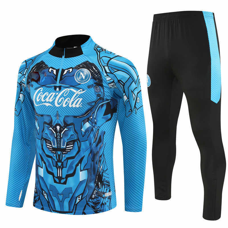 2526 season S.S.C. Napoli Half zip training suit set