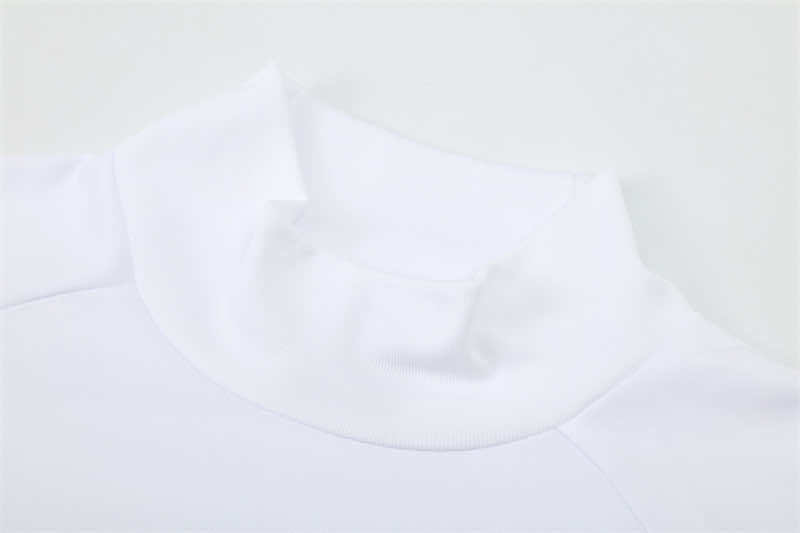1617 season Real Madrid CF white Half pull training suit