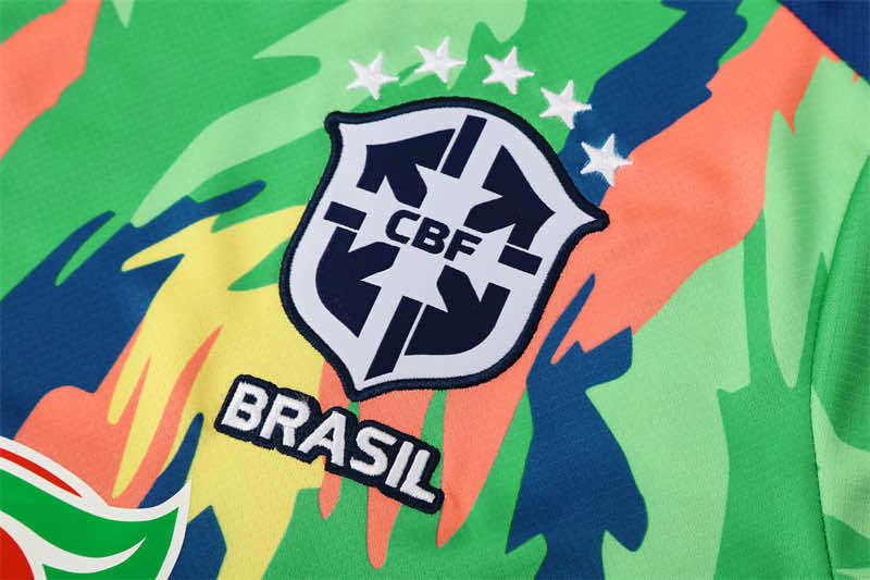 2526 season Brazil Training clothes suit Short sleeve Fan version