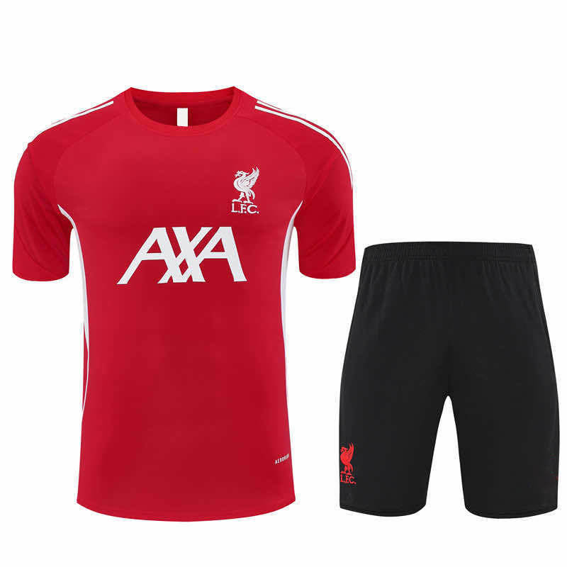 2526 season Liverpool F.C. Training clothes suit Short sleeve Fan version