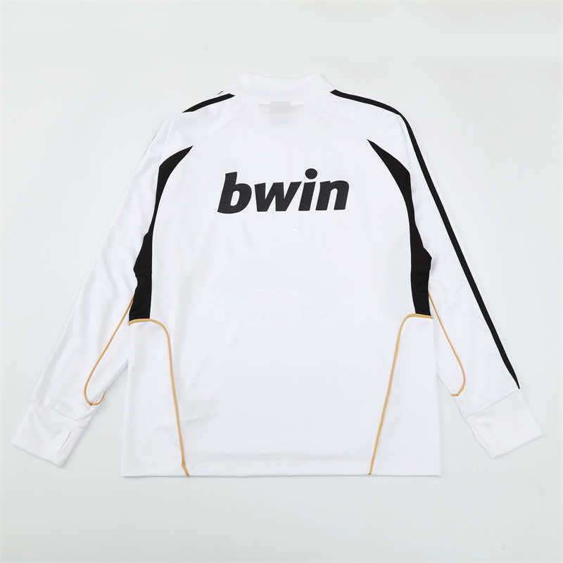 1112 season Real Madrid CF white Half pull training suit