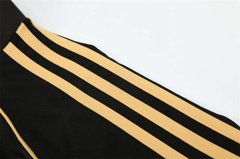 1112 season Real Madrid CF black Half pull training suit