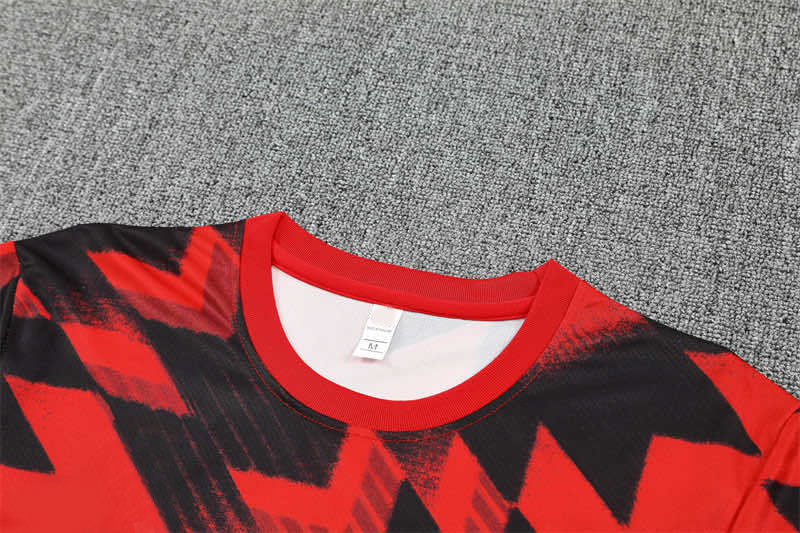 2526 season Manchester United F.C. Training clothes suit Short sleeve Fan version