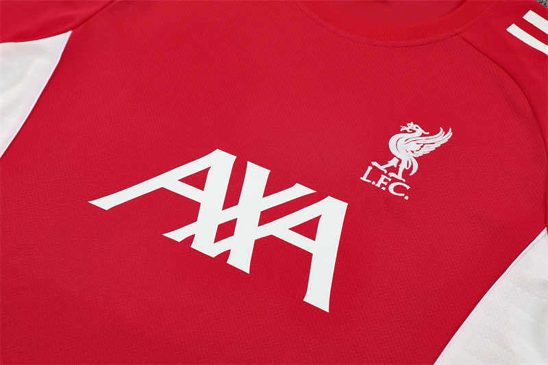 2526 season Liverpool F.C. Training clothes suit Short sleeve Fan version