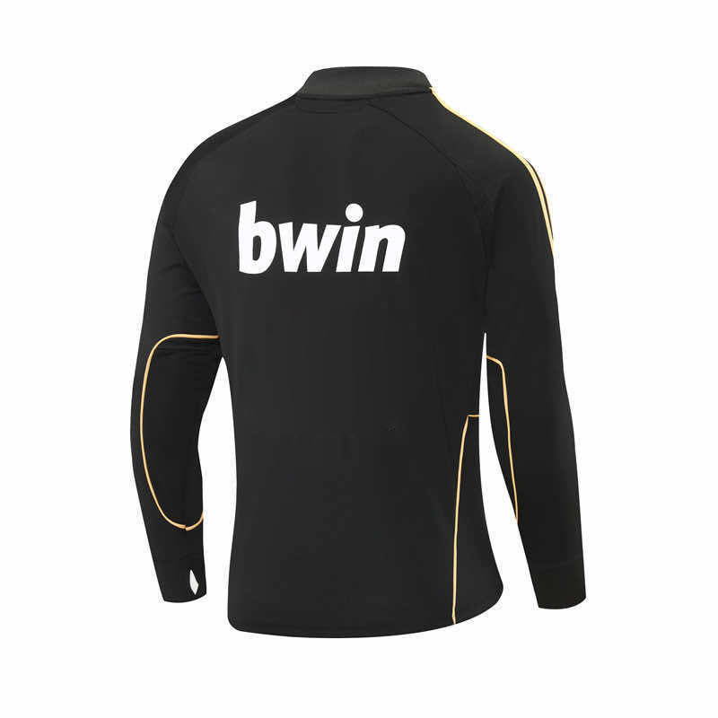 1112 season Real Madrid CF black Half pull training suit