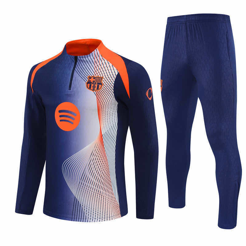 2526 season FC Barcelona / Barça Half zip training suit set