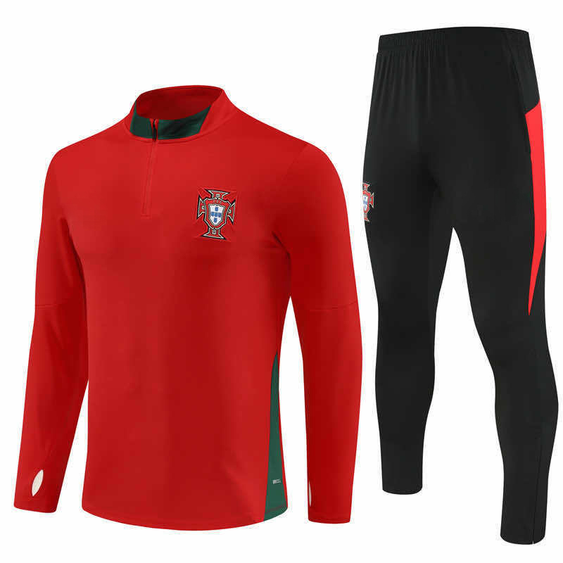 2526 season Portugal Half zip training suit set