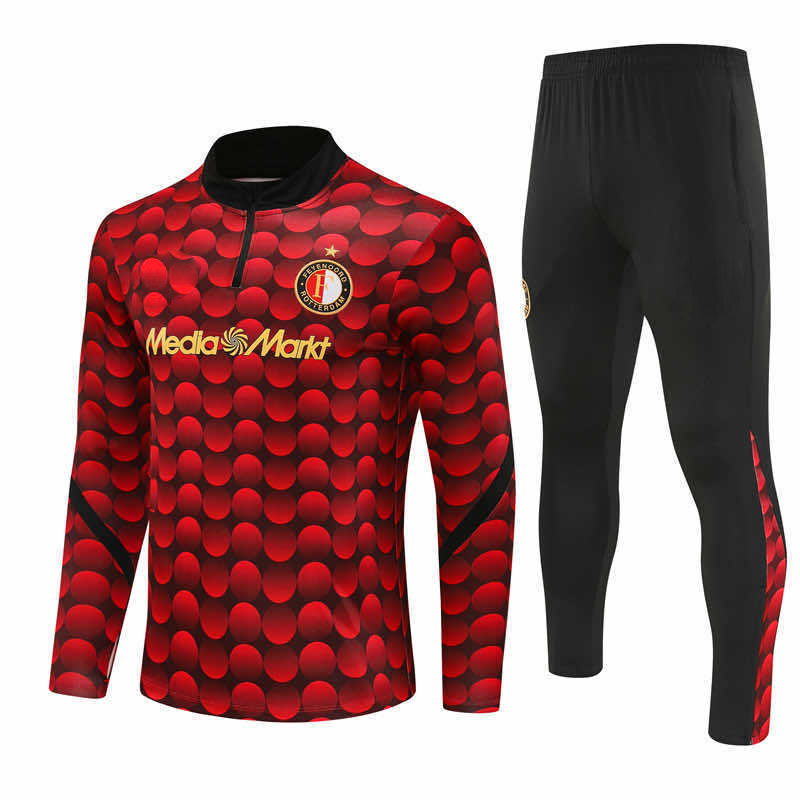 2526 season Feyenoord Rotterdam Half zip training suit set