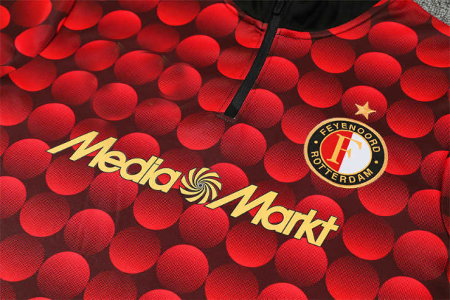 2526 season Feyenoord Rotterdam Half zip training suit set