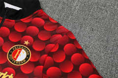 2526 season Feyenoord Rotterdam Half zip training suit set