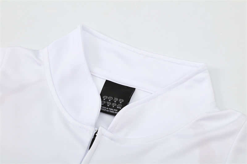 0304 season A.C. Milan white Half pull training suit