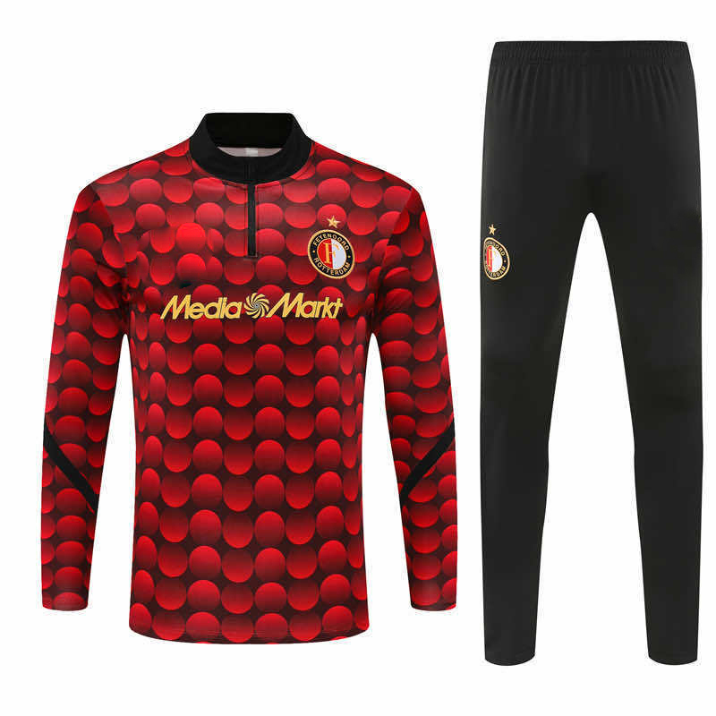 2526 season Feyenoord Rotterdam Half zip training suit set