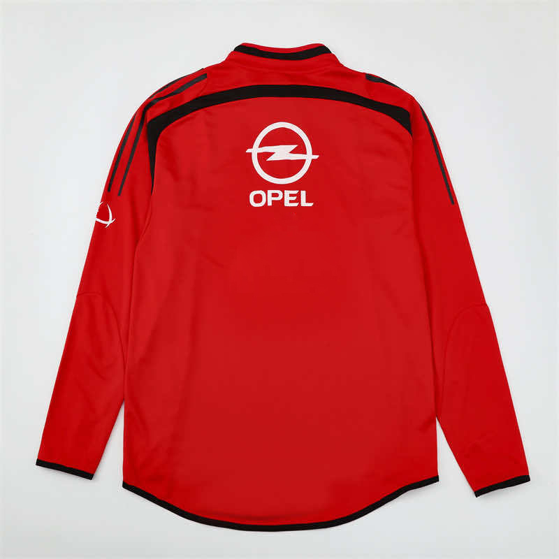 0506 season A.C. Milan red Half pull training suit