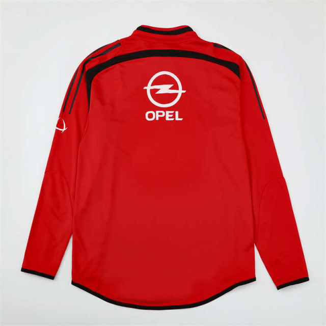 0506 season A.C. Milan red Half pull training suit