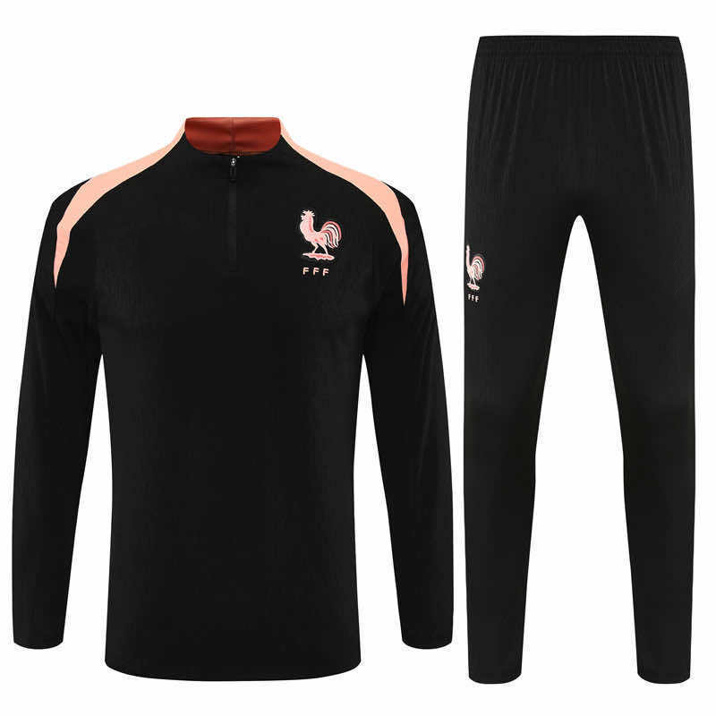 2526 season France Half zip training suit set