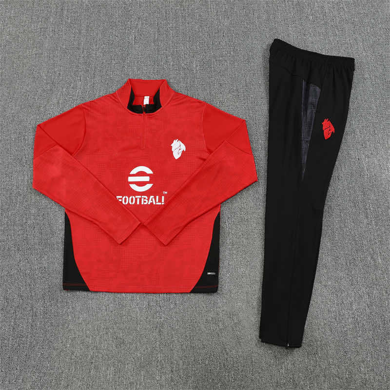 2526 season A.C. Milan Half zip training suit set