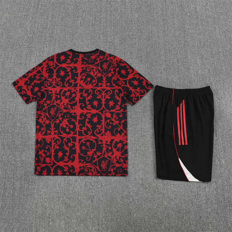 2526 season Liverpool F.C. Training clothes suit Short sleeve Fan version