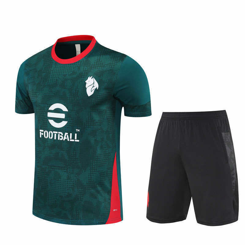 2526 season A.C. Milan Training clothes suit Short sleeve Fan version