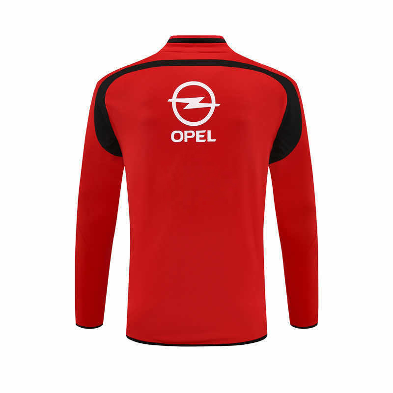0506 season A.C. Milan red Half pull training suit