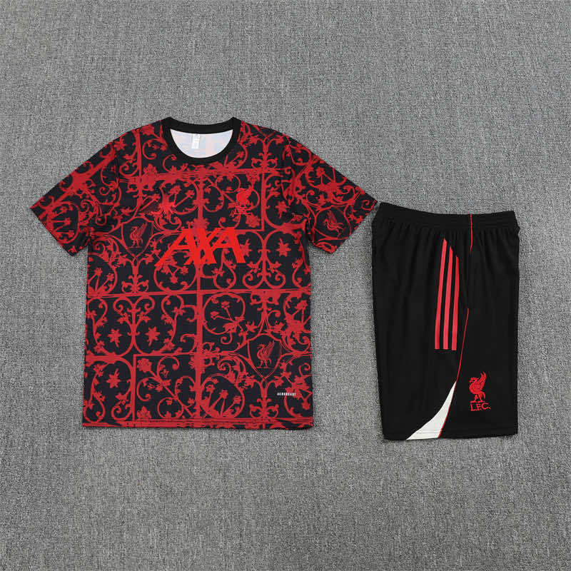 2526 season Liverpool F.C. Training clothes suit Short sleeve Fan version