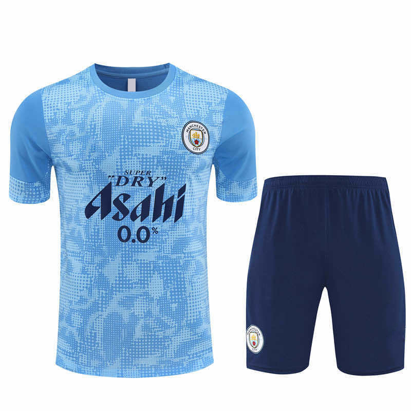 2526 season Manchester City F.C. Training clothes suit Short sleeve Fan version