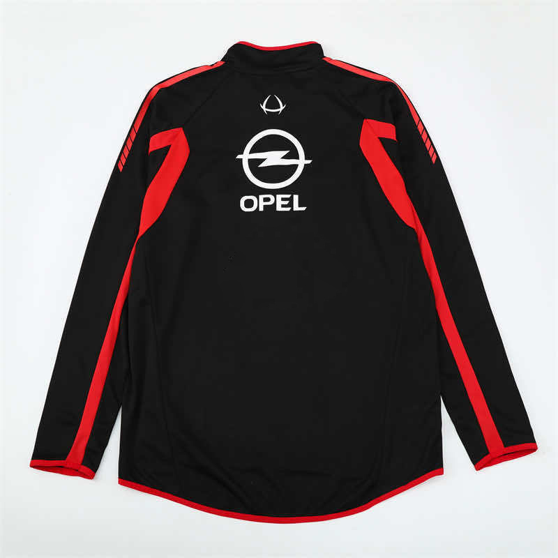 0506 season A.C. Milan black Half pull training suit