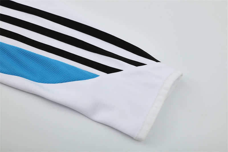 0304 season Real Madrid CF white Half pull training suit