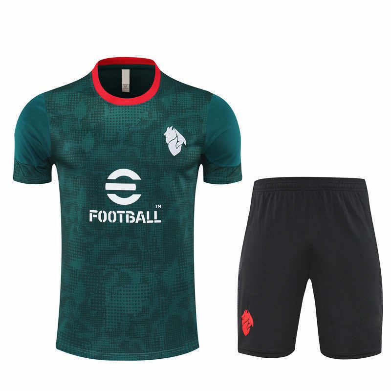 2526 season A.C. Milan Training clothes suit Short sleeve Fan version