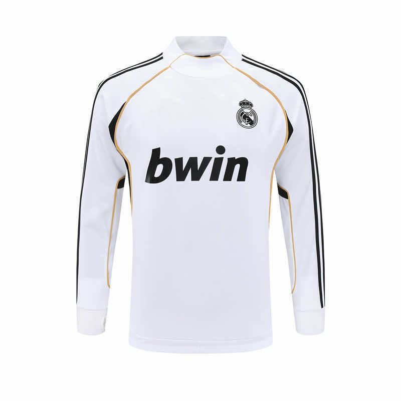 1112 season Real Madrid CF white Half pull training suit