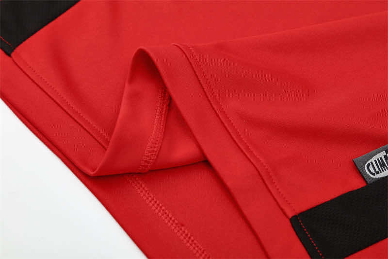 0304 season A.C. Milan red Half pull training suit
