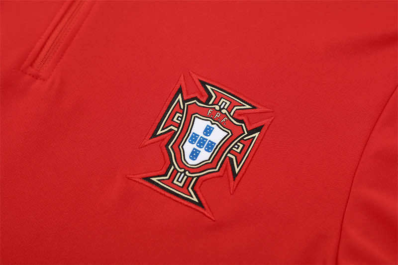 2526 season Portugal Half zip training suit set