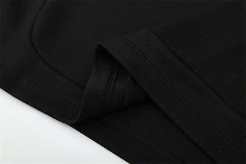 1112 season Real Madrid CF black Half pull training suit