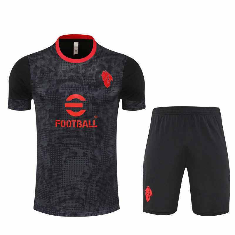 2526 season A.C. Milan Training clothes suit Short sleeve Fan version