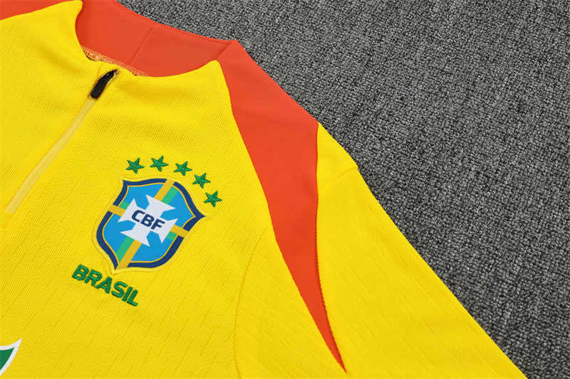 2526 season Brazil Half zip training suit set