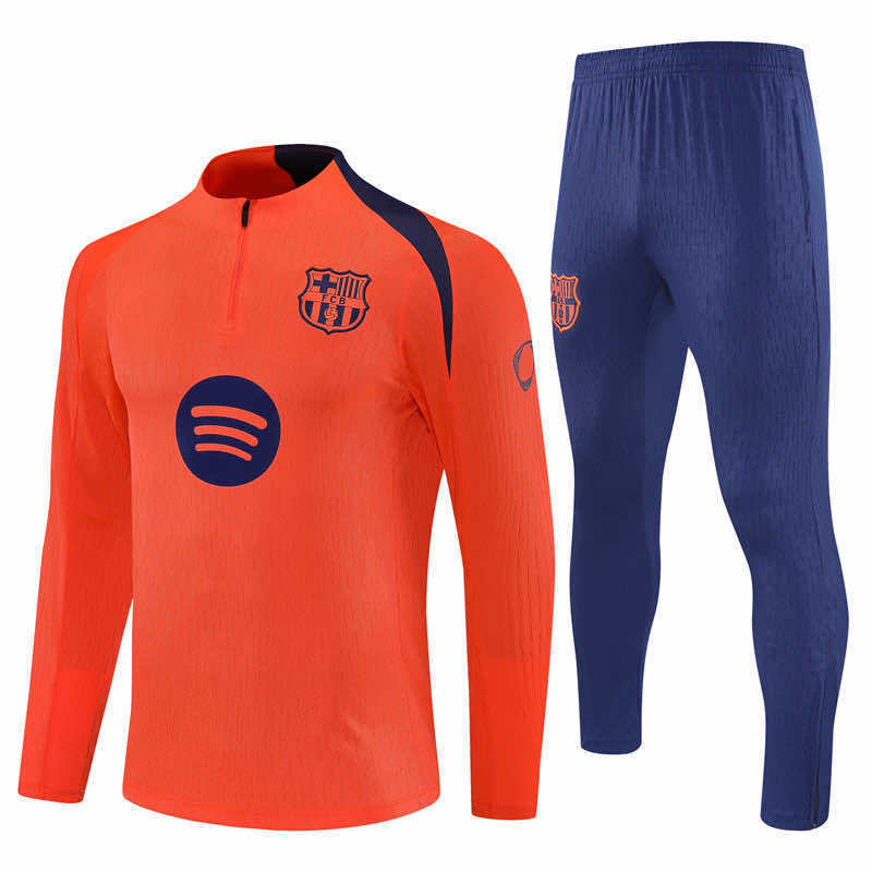 2526 season FC Barcelona / Barça Half zip training suit set