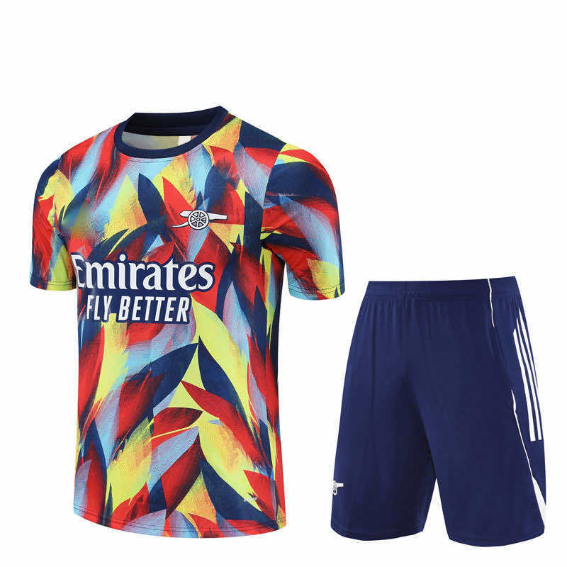 2526 season Arsenal F.C. Training clothes suit Short sleeve Fan version