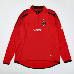0506 season A.C. Milan red Half pull training suit